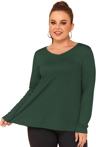 LALAGEN 2024 حجم كبير تجريب تانك القمم للنساء فضفاضة تناسب أكمام Flowy الرياضة اليوغا رياضي قمصان للجري L-5X in Kuwait