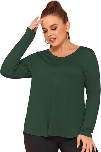 LALAGEN 2024 حجم كبير تجريب تانك القمم للنساء فضفاضة تناسب أكمام Flowy الرياضة اليوغا رياضي قمصان للجري L-5X in Kuwait