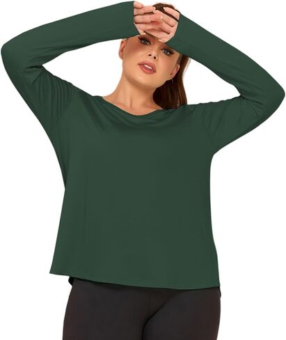 LALAGEN 2024 حجم كبير تجريب تانك القمم للنساء فضفاضة تناسب أكمام Flowy الرياضة اليوغا رياضي قمصان للجري L-5X in Kuwait