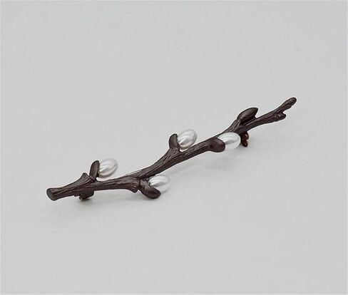 Vintage Handmade Freshwater Pearl Plum Blossom Flower Branches Brooches Pins Elegant Bouquet Brooch For Wedding Bride Jewelry in Kuwait