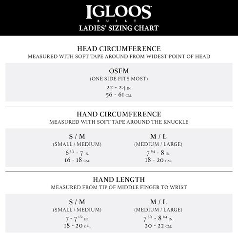 Igloos Ladies’ Reflective Cuff Cap with Pom, One Size - Women’s Cold Weather Gear in Saudi Arabia