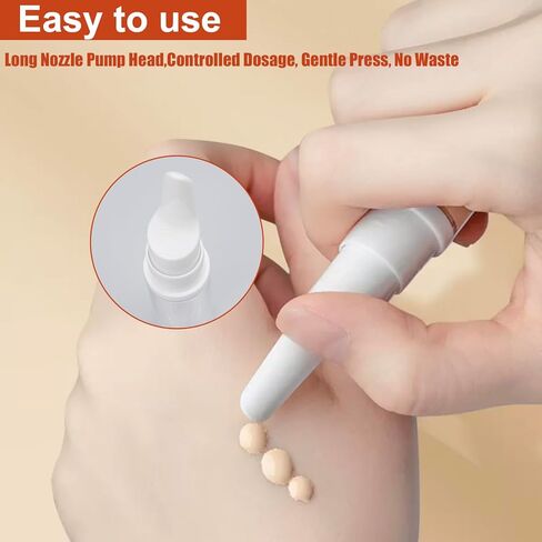 Airless Pump Jars 9 Pack Travel Air Pump Bottles Eye Cream Moisturizer Dispenser Foundation Container Empty Refillable Cosmetic for Travel size Lotions Liquid Toners Samples(5ml+10ml+15ml) in Kuwait