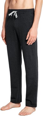maamgic Mens Sweatpants Yoga Pants Open Bottom Sweat Pants Male Lounge Pants with Zip Pockets in Saudi Arabia