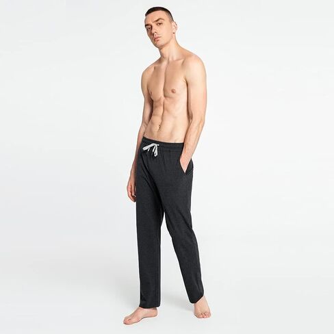 maamgic Mens Sweatpants Yoga Pants Open Bottom Sweat Pants Male Lounge Pants with Zip Pockets in Saudi Arabia