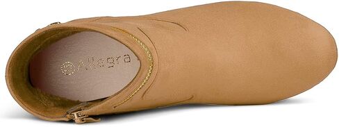 Allegra K Women's Round Toe Ankle Mid Heel Boots in Saudi Arabia