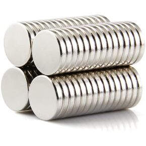 SYHL Small Cylinder Fridge Magnets, Office Magnets, Whiteboard Magnets, Durable Mini Magnets (40PCS) 12×1.5MM