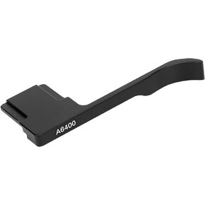 A6400 Thumb Up Grip, Aluminum Alloy Thumb Up Grip Thumb Rest Camera Cold Shoe Hand Grip for Sony A6400