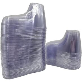 أحذية أطفال تعرض أحذية أطفال بأشكال جوارب أطفال، 90 قطعة 8، 9، 10 سم من البلاستيك الشفاف، حامل أحذية أطفال كروشيه متين للأطفال الصغار، أزرق in Kuwait