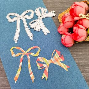 Bow Metal Die Cuts,Bowknot Decoration Wedding Cutting Dies Cut Stencils for DIY Scrapbooking Album Embossing Paper Dies Card Making