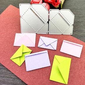 Envelopes Metal Die Cuts, Envelopes Metal Cutting Dies Cut Stencils Card Paper Craft DIY Template Metal Cutting Dies Album Embossing Paper Dies for Card Making Scrapbooking