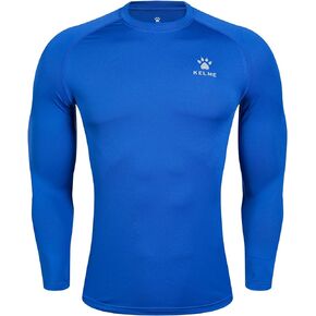 KELME Men's Compression Shirts Long Sleeve Athletic Workout Shirt Tshirt for Running Sports