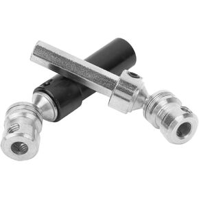 1/12 CVD Rear Drive Shaft Metal Vehicle Parts Compatible with WLtoys 12428 12423 RC Model Car Accessory (Black)