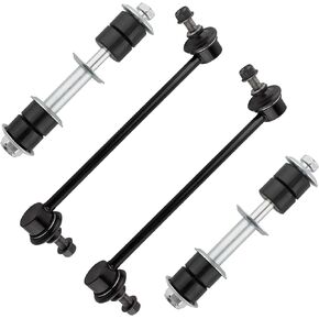 BOXI (Set of 4) Front and Rear Stabilizer Sway Bar End Links fit for Nissan Xterra 2000 2001 2002 2003 2004 / Replaces K90389 K90664