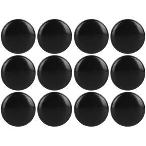 Car Screw Cover, 12Pcs Black Universal Car Door Screw Protection Cover Protector Decorative Accessories