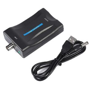 Zerone BNC to HDMI Converter Display HD 1080P/720P Video Adapter Surveillance Monitor for PS2, PS3, PSP, WII, XBOX360 (BNC Input Only Supports Analog Signals, Not Digital Signals)
