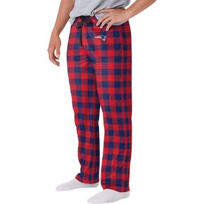 FOCO New England Patriots NFL Mens Buffalo Check Lounge Pants - M