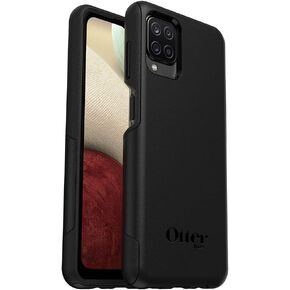 OtterBox Samsung Galaxy A12 Commuter Series Lite Case - BLACK, slim & tough, pocket-friendly, with open access to ports and speakers (no port covers),