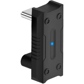 QIANRENON Ultra Wide USB C U Shape Adapter 10Gbps USB3.1 Type C Male to Female 180 Degree Angle Widened Connector 13.5mm Pitch,100W Charging/4k@60Hz/LED Light, for ROG Ally Steam Deck Phone Tablet