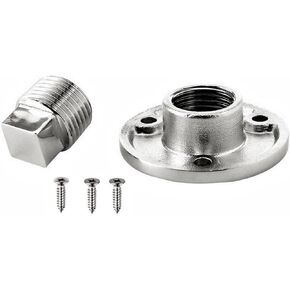 1/2Pack Screw Thread Boat Yacht Drain Plug Hardware, 1 Inch Hole Marine Stainless Steel 316 Garboard Accessories Corrosion Resistance with Screws