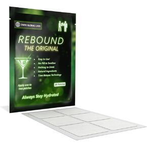 REBOUND Classic Party Patch - Extended Steady Release - 30 Patches - Natural Blend for a Balanced Nightlife!