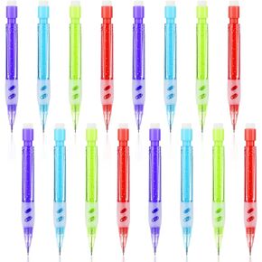 Mabor 16 PCS Mini Mechanical Pencils 0.7 Mm Mini Small Automatic Pencil With Eraser for High School Students Kids Mini Office Supplies for Writing Drawing Drafting