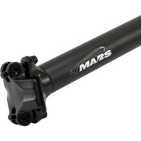 Tmars SD-428 27.2x600mm Micri Angle-Adjust Clamp Alloy Seat Post Seatpost,Black, TS2446