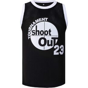 Mens Basketball Jersey Tournament Shoot Out #23 Motaw 90s Moive Sports Shirts