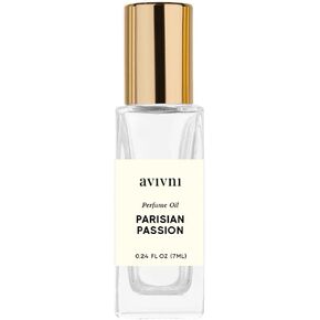 Amber Sandalwood - Unisex Luxury Fragrance Oil, Clean Ingredients Perfume RollOn (0.24oz - 7ml), Warm Amber and Cozy Sandalwood, Deep Musk, Comforting Spices, Travel Size.