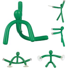 Funny Magnetic Men Toy Sets, Novelty Fidget Toys for Kids Adults, Colorful Shape-Changing Suction Cup Toys, Multipurpose Toys for Stress Relief, Travel, Office Desk, Fridge (Blue)