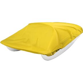X AUTOHAUX Beige 112.6"x79" 210D Pedal Boat Cover Waterproof for 3 or 5 Person Pedal Paddle Boat Storage Protector