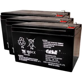 Casil CA12120 12V 12Ah F2 Razor Battery Replacement Razor Dirt Bike Upgrade kit for Razor mx500 Razor mx650 W15128190003 Razor 15165070 Razor Dirt Rocket mx650 Battery 3 Pack