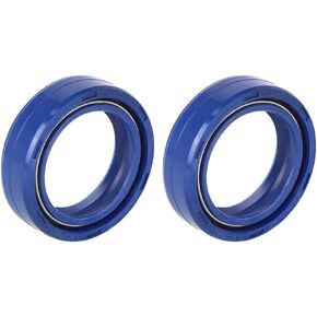 F FIERCE CYCLE 2pcs 27mm x 37mm x 10.5mm Motorcycle Front Fork Shock Oil Seal for CG125