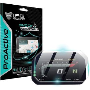 IPG ProActive for BMW 2018-2024 R-1250 GS Motor Dashboard 6.5 Inch 9H Hardness Screen Protector Smooth Glass Touch Ultra Responsive High Clarity Anti Scratch Smudge & Shock Proof Nano Technology Guard for R-1250
