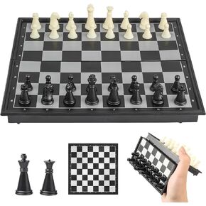 Travel Chess Set Magnetic 5.9 Inch Mini Chess Set Small Portable Pocket Folding Chess Board Games
