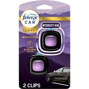 Febreze Car Vent Clip, Downy Calm Scent, 2 Count, 0.13 oz Total