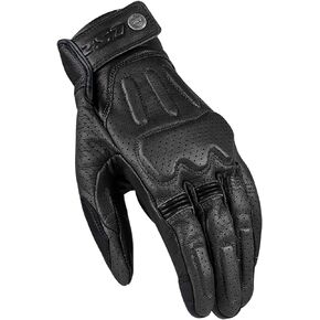 LS2 Helmets Rust Glove (Black - Large)