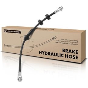A-Premium Front Driver or Passenger Brake Hydraulic Hose Compatible with Select Jeep Models - Cherokee 2014 2015 2016 2017 2018 2019 With Off Road Suspension