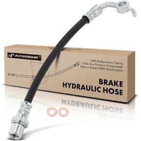A-Premium Rear Driver Outer Brake Hydraulic Hose Compatible with Subaru Models - Legacy 2007-2009, Outback 2005-2009 - Replace# 26541AG040