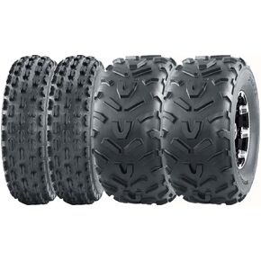 WANDA Set 4 Sport ATV tires 22x7-10 22x7x10 Front & 22x11-10 22x11x10 Rear