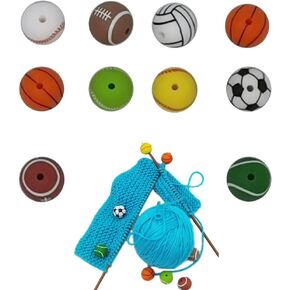Knitting Thread Stopper, Needle core Device. Knitting Needle Stop Protector, Knitting Accessories and Supplies, Knitting Entry-Level Set (10PCs)