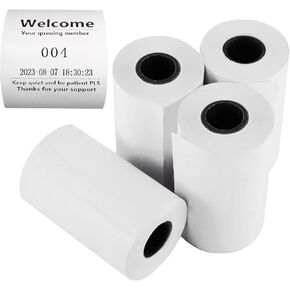 Ticket Dispenser Take a Number 57mm Receipt Ticket Thermal Printer for Queue Can Edit Print Text via PC Show 3-Digits Waiting Number