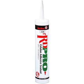Red Devil 09270I RD Pro Celulon Adhesive Sealant, Clear, 10.1 oz, 1 Pack