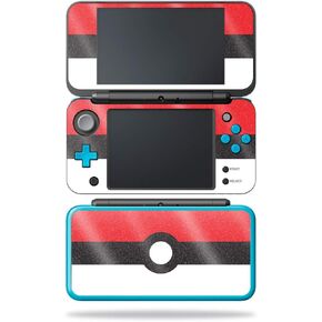 MightySkins Glossy Glitter Skin for Nintendo New 2DS XL - Battle Ball | Protective, Durable High-Gloss Glitter Finish | Easy to Apply, Remove, and Change Styles | Made in The USA