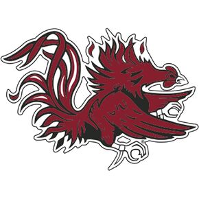 Craftique South Carolina Fighting Gamecocks, Large Premium Gamecock Decal, Cornhole