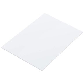 MECCANIXITY UHMW Sheet Ultra High Molecular Weight Polyethylene Sheet Hard Plastic Sheet Board 12''x 12 '' x 0.08'' Black Pack of 2