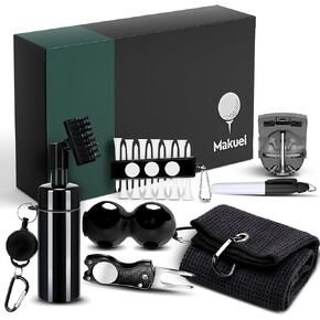 Makuei Golf Accessories kit - Durable Golf kit for Men and Women (6 Tools) - Elevate Your Golfing Performance Today - Perfect Golf Cleaning Kit
