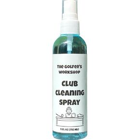 The Golfer's Workshop Premium Golf Club Cleaning Spray - Deep Cleans Club Faces, Grooves, Shafts & Rejuvenates Grips - Essential Golf Accessory for Peak Performance - 4oz