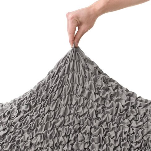 PAULATO BY GA.I.CO. Recliner Cover Stretch Chair Slipcover 1-Piece Cotton Recliner Chair Covers for Kids Protective and Soft Slip Cover Furniture Protector - Fuco Cotton Collection - Cream in Kuwait