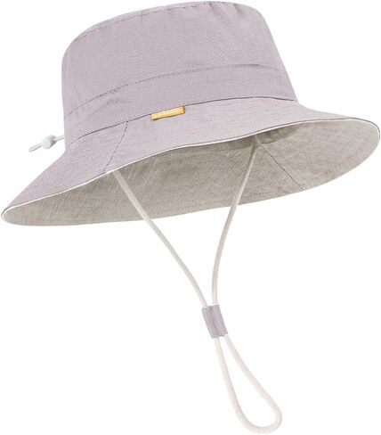 Baby Sun Hat for Boy Girl Toddler Summer Bucket Hat,Kids Sun Protection Beach Cotton Baby Hats in Saudi Arabia
