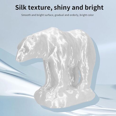 Silk PLA Filament 1.75mm Bundle 4KG,Shiny Silk Grey 3D Printer Filament, 1kg(2.2lbs)/Spool, 4-Spools Pack, Dimensional Accuracy +/- 0.02mm, 3D Printing Filament Fits for Most 3D Printers (Silk Grey*4) in Saudi Arabia